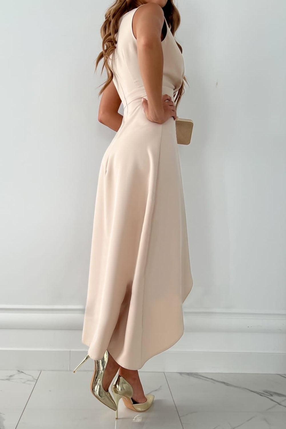Woman Elegant Wedding Guest Dress