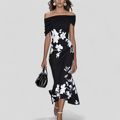 Woman Weddings Guest Midi Dress