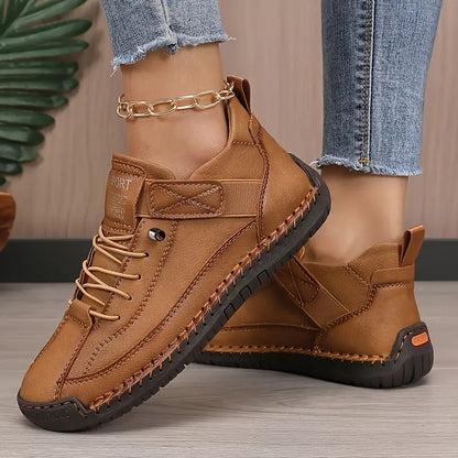 Woman Comfortable Supportive Sneakers
